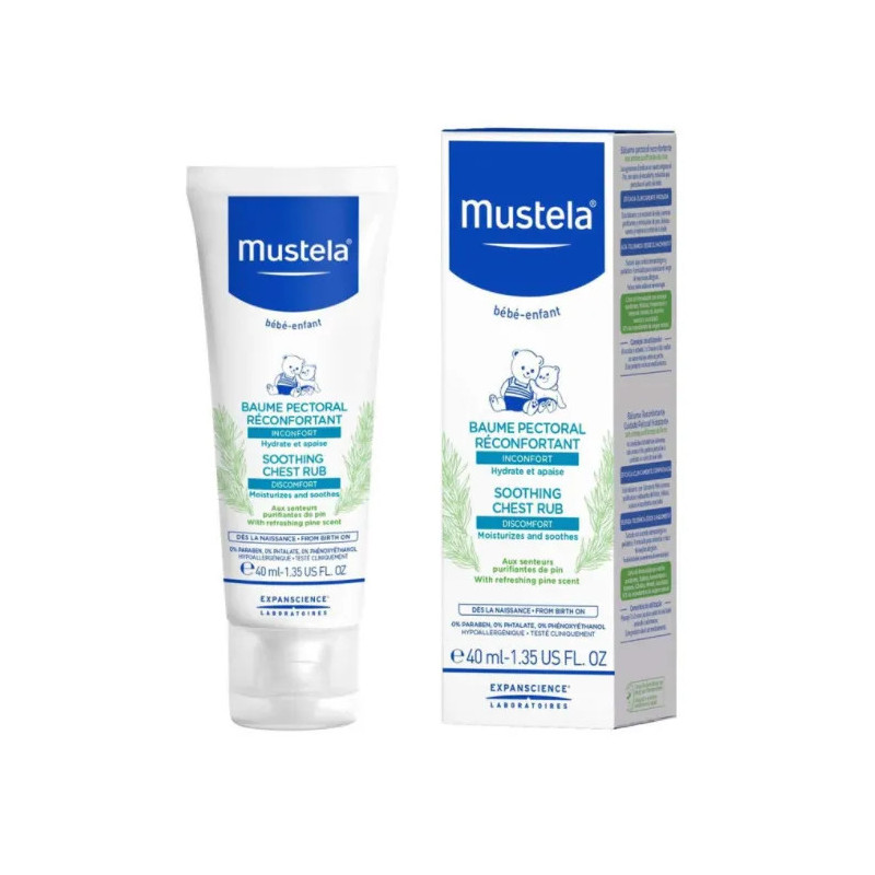 Mustela Baume Pectoral Réconfortant 40ml - Kermatone