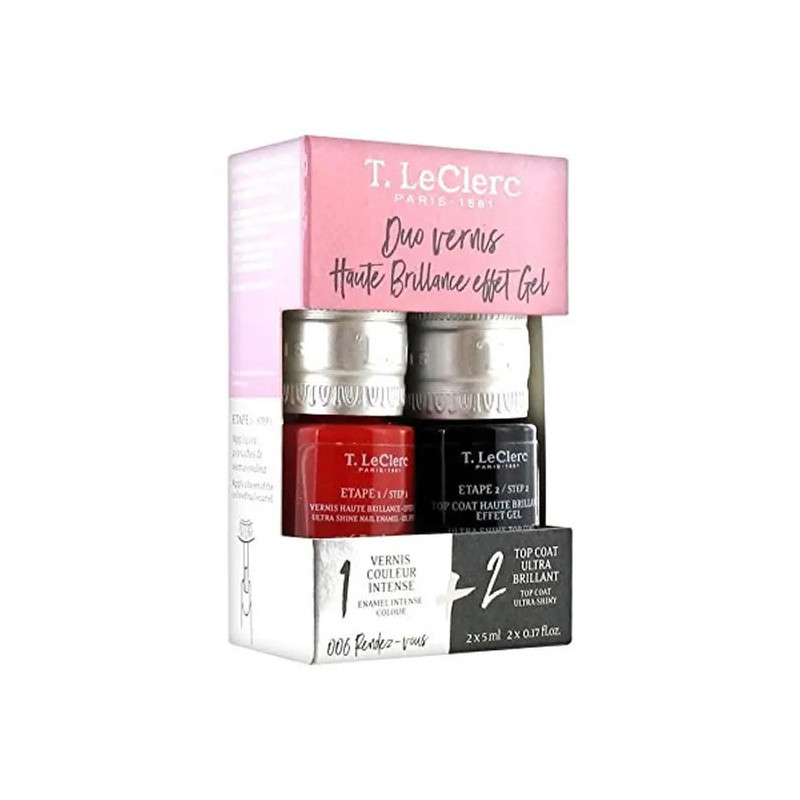 T.Leclerc Haute Brillance Effet Gel - Coffret 2 Produits Kermatone