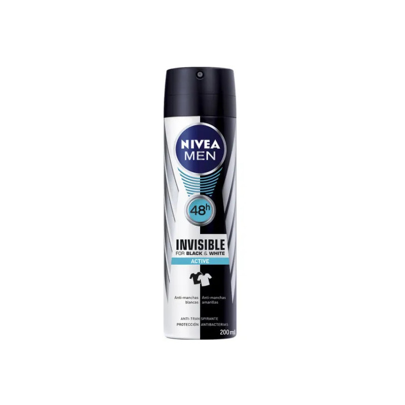 Déodorant Nivea Men Invisible 200ml - Protection Ultime | Kermatone