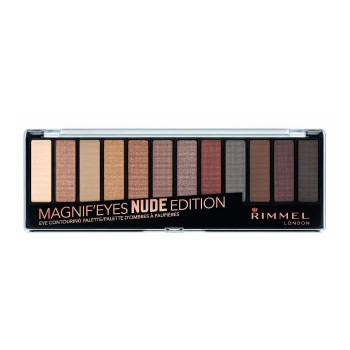 Rimmel Magnif'eyes Palette Nude 001 - Sublimez votre regard | Kermatone