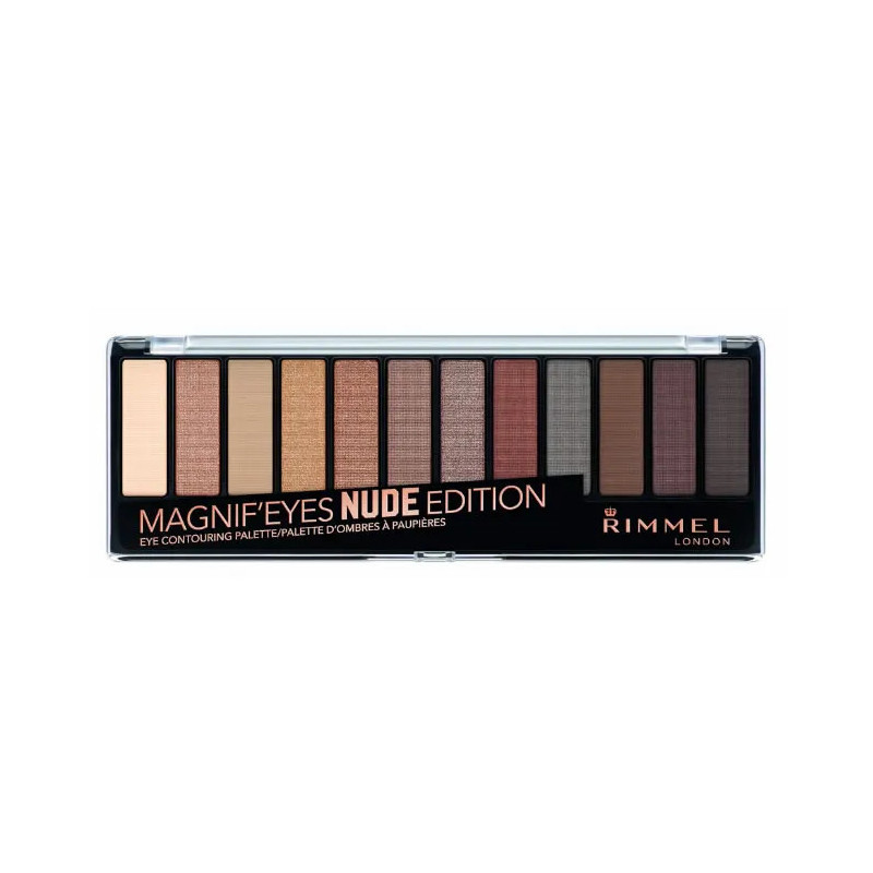 Rimmel Magnif'eyes Palette Nude 001 - Sublimez votre regard | Kermatone