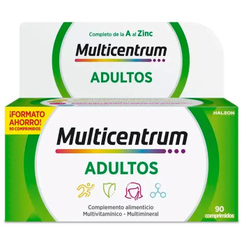 Multicentrum Adultes 90 Comprimés - Vitalité Kermatone