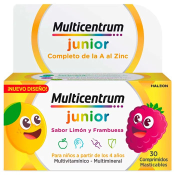 Multicentrum Junior 30 Comprimés – Compléments Enfants Kermatone