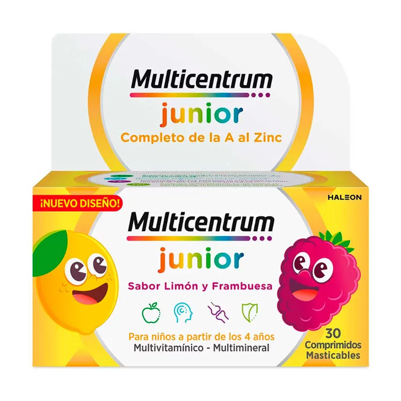 Multicentrum Junior 30 Comprimés – Compléments Enfants Kermatone