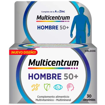 Multicentrum Homme 50+ - Complément Vitalité | Kermatone