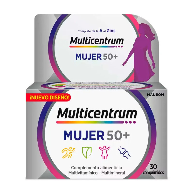 Multicentrum Femme 50+ - Vitalité et Bien-être Kermatone
