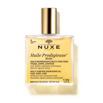 Huile Prodigieuse Riche Nuxe 100ml - Hydratation Profonde | Kermatone