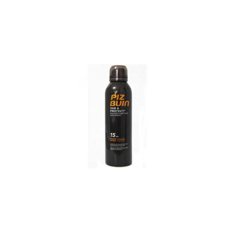 Piz Buin Spray Solaire Intensificateur de Bronzage SPF15 - Kermatone