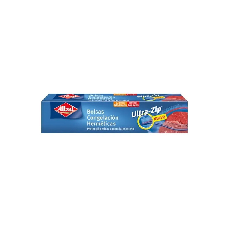 Albal Ultra-Zip Freezing Bag - Sacs Congélation Pratiques | Kermatone