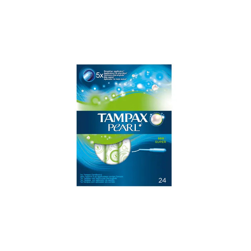 Tampax Pearl Super - Tampons Ultra-Absorbants Kermatone