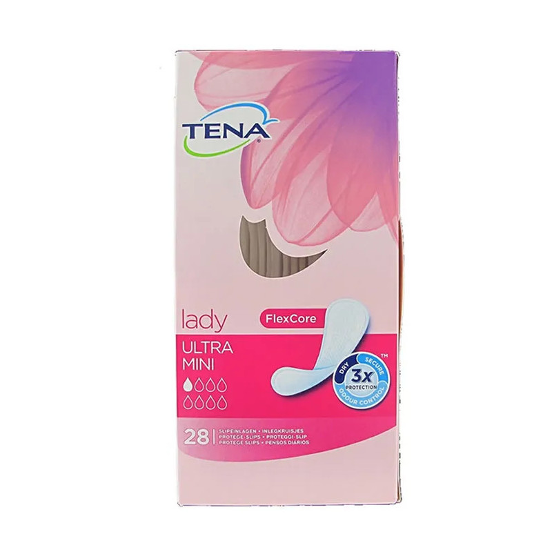 Tena Lady Ultra Mini 28 Unités - Protection Discrète Kermatone