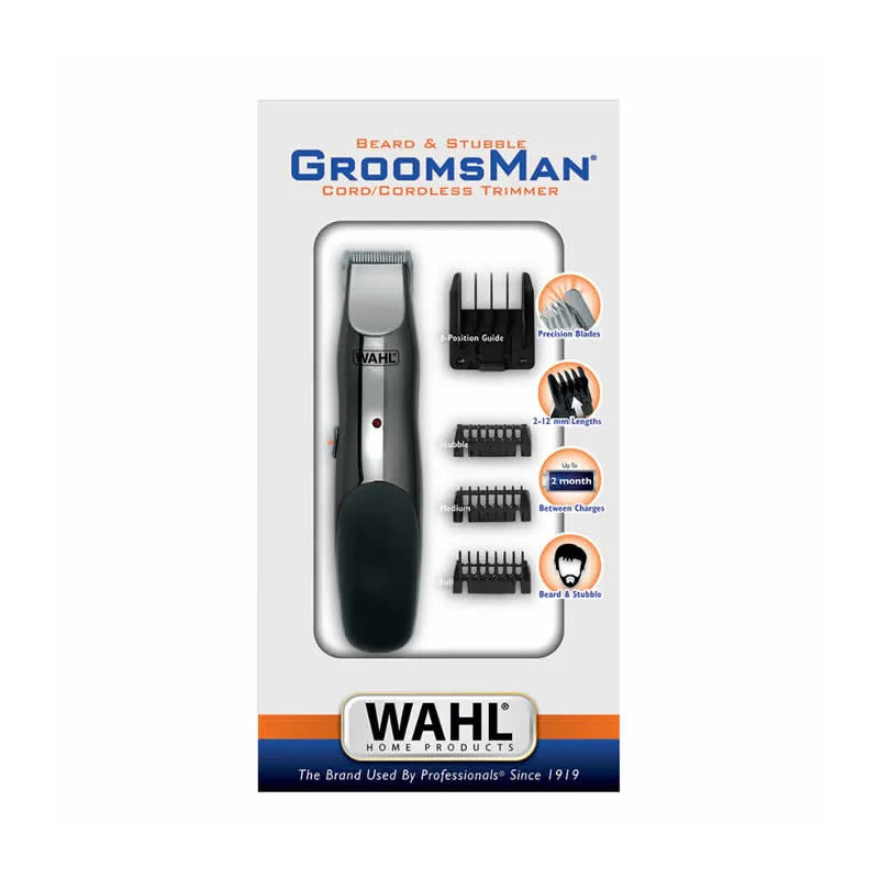 Wahl Groomsman Trimmer pour Barbe et Jolis Stubbles 1 unité