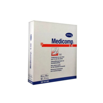 Gaze Stérile Hartmann Medicomp 10x10 cm | Kermatone