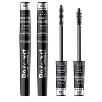 Deborah Milano Double Effect Mascara - Volumateur & Allongeant | Kermatone