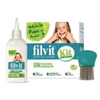 Filvit Dimeticona Anti Poux Lotion 125ml - Efficacité garantie | Kermatone