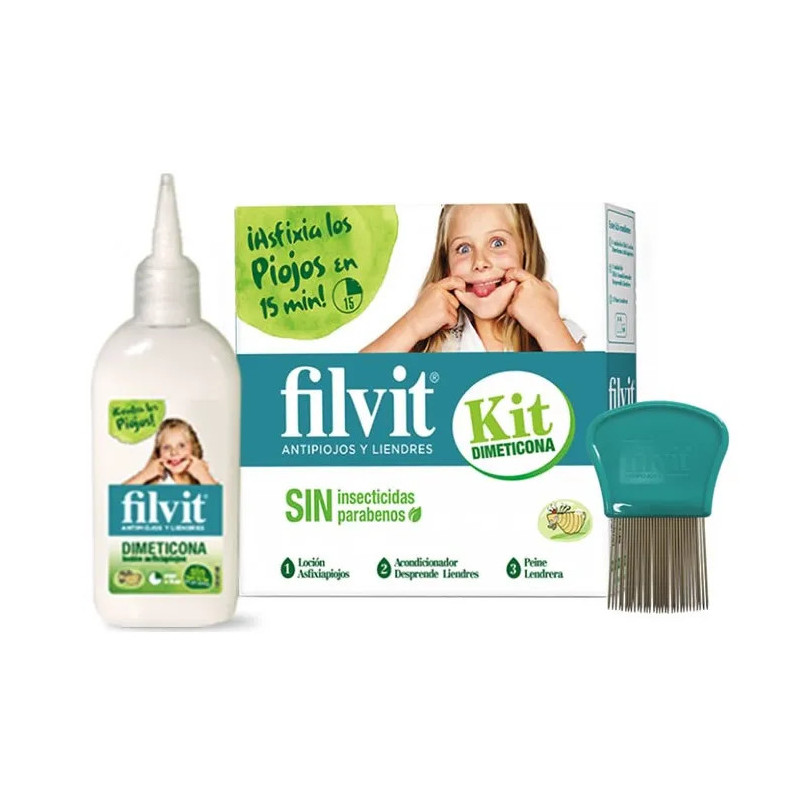 Filvit Dimeticona Anti Poux Lotion 125ml - Efficacité garantie | Kermatone