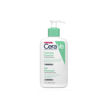 CeraVe Gel Nettoyant Moussant - Idéal Peaux Normales à Grasses | Kermatone
