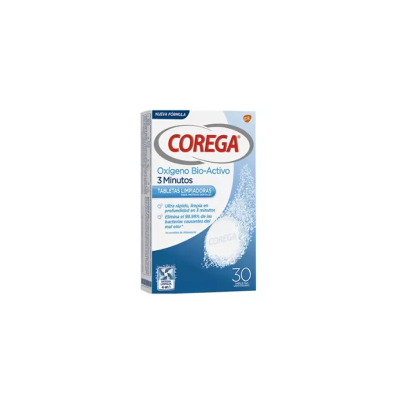 Corega Oxygène Actif - Nettoyage prothèses dentaires Kermatone