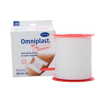Sparadrap Blanc Hartmann Omniplast 5cm x 5m | Kermatone
