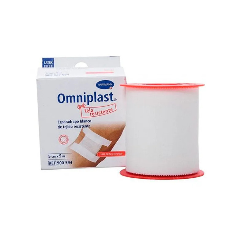 Sparadrap Blanc Hartmann Omniplast 5cm x 5m | Kermatone