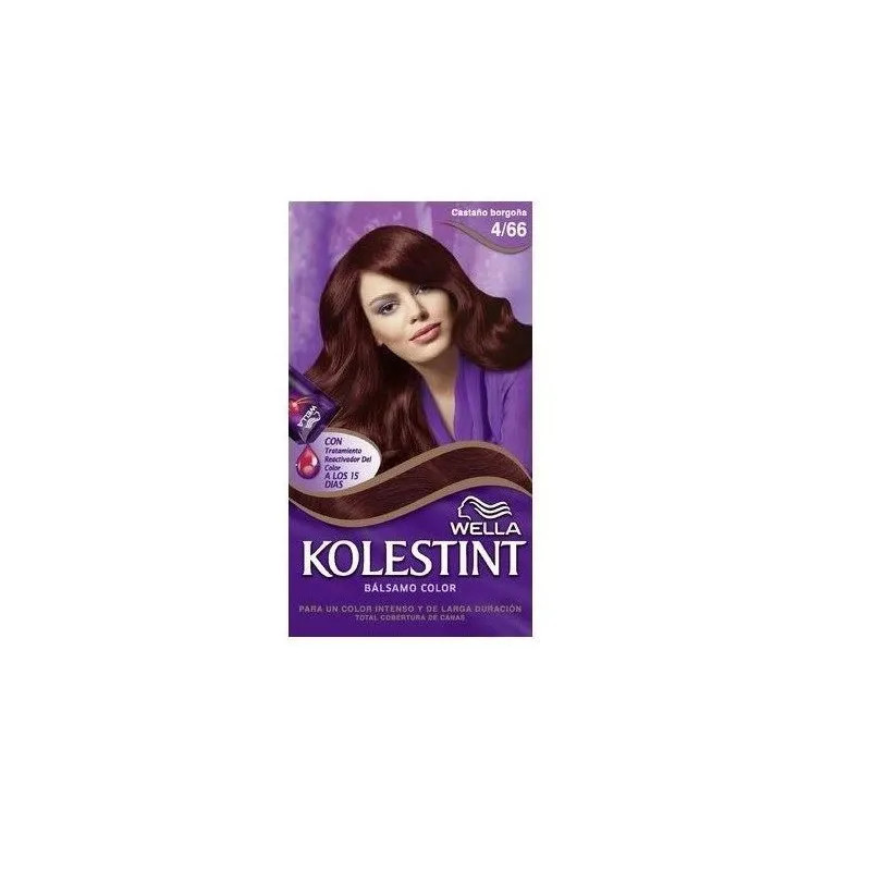 Wella Kolestint Baume 4.66 Brown - Couleur éclatante | Kermatone
