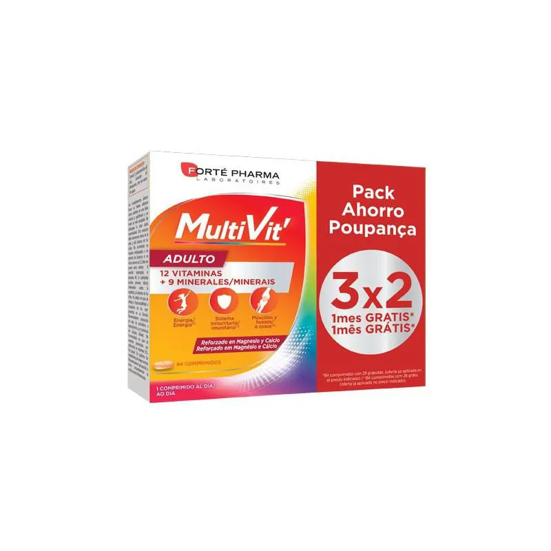 Forté Pharma Energy Multivit Adultes – Boostez votre énergie | Kermatone