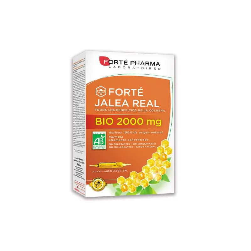 Gelée Royale Bio Forté Pharma 2000mg - Vitalité Kermatone