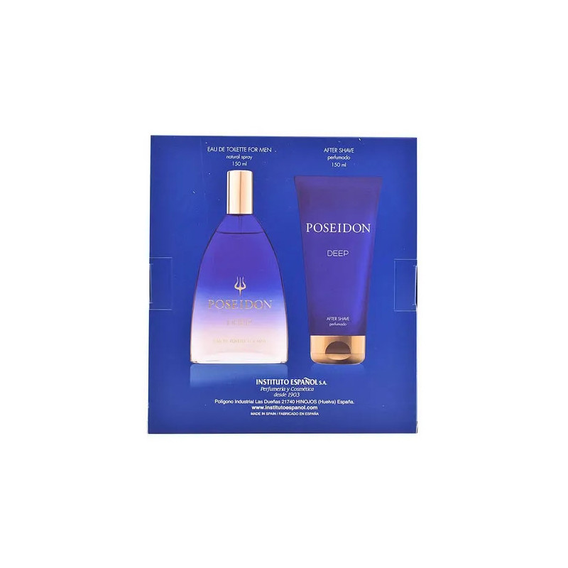 Instituto Español Poseidon Deep Eau De Toilette 150ml Coffret