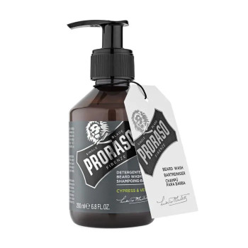 Proraso Shampooing Barbe Cypress Vetyver 200ml - Kermatone