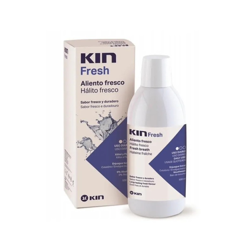 Kin Fresh Bain De Bouche 500ml - Haleine Fraîche + Kermatone