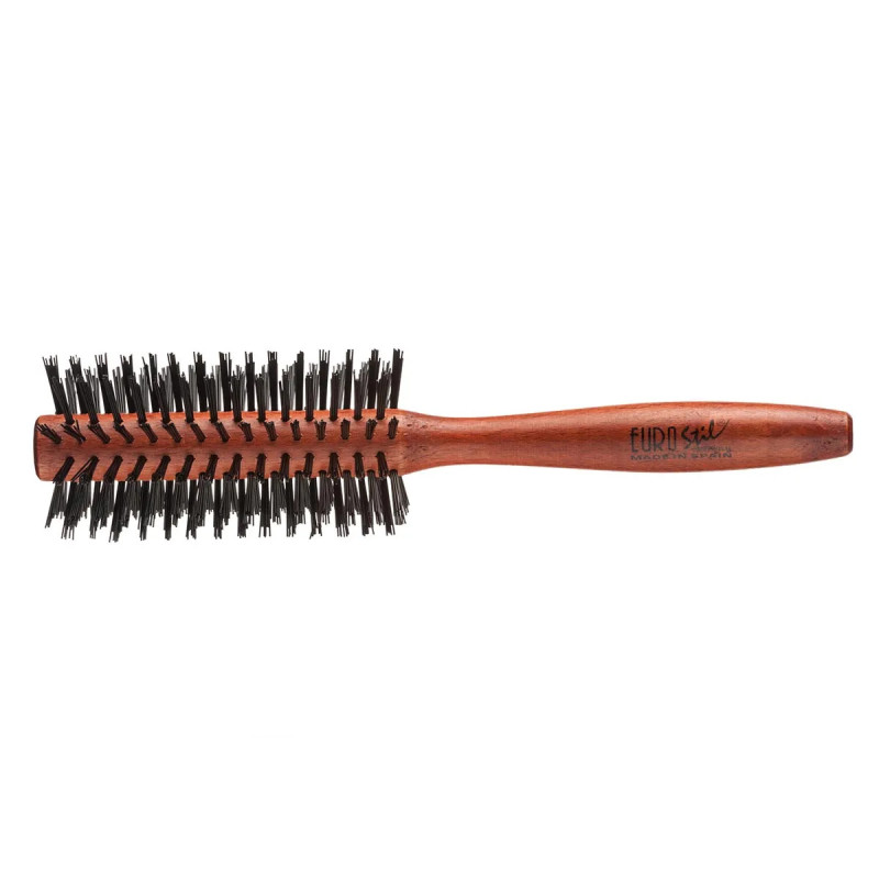 Brosse Circulaire Eurostil Madera - Volume & Style | Kermatone