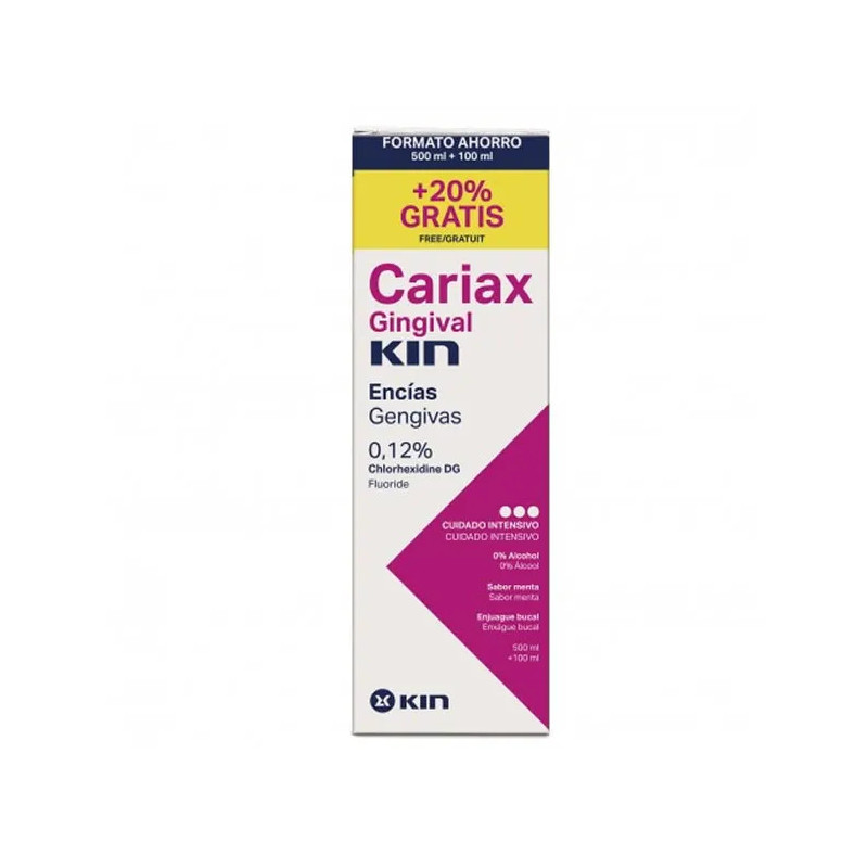 Rince-Bouche Gingival Kin Cariax - Hygiène Bucco-Dentaire Kermatone