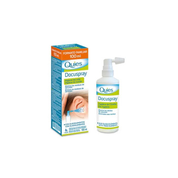 Quies Docuspray Spray Auriculaire 100ml - Nettoyage Efficace | Kermatone
