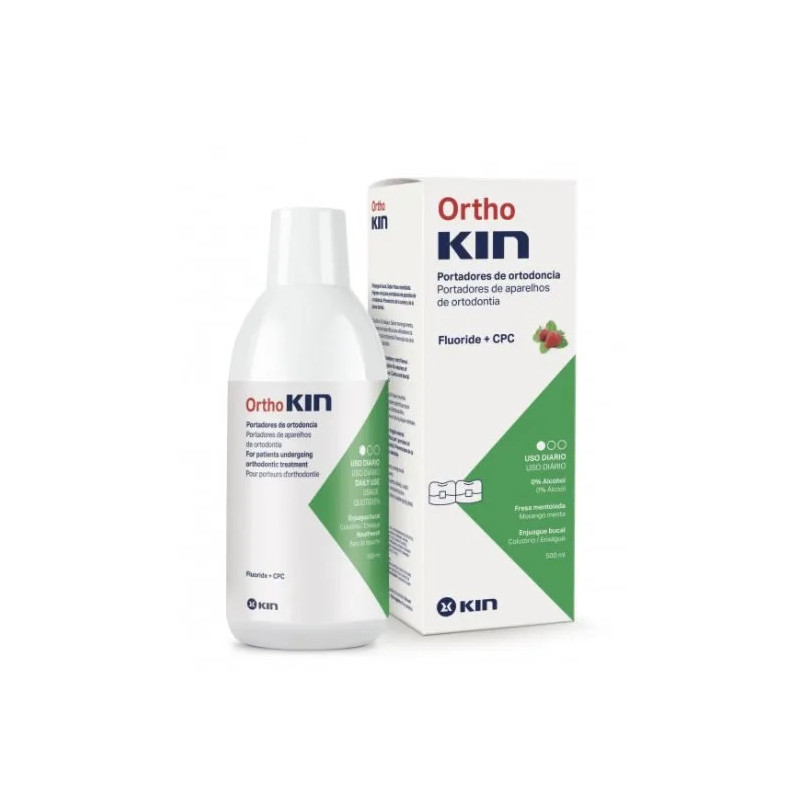 Bain De Bouche Fraise Menthe Kin Othokin - Kermatone