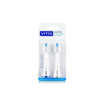 Recharge Vitis Sonic S10/S20 Medium - Brosse à dents Kermatone