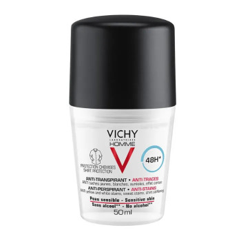 Vichy Homme Déodorant Anti-Transpirant Peau Sensible - Kermatone