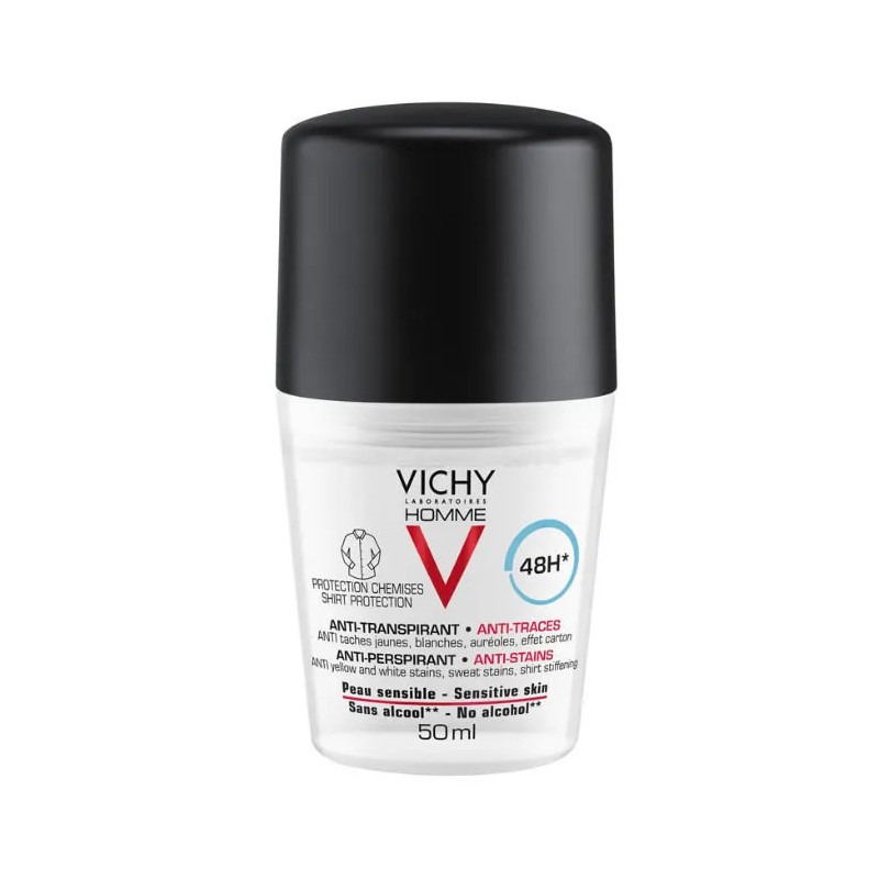 Vichy Homme Déodorant Anti-Transpirant Peau Sensible - Kermatone