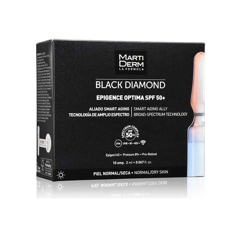 Martiderm Black Diamond Epigence Optima SPF50 - Sérum Protecteur | Kermatone