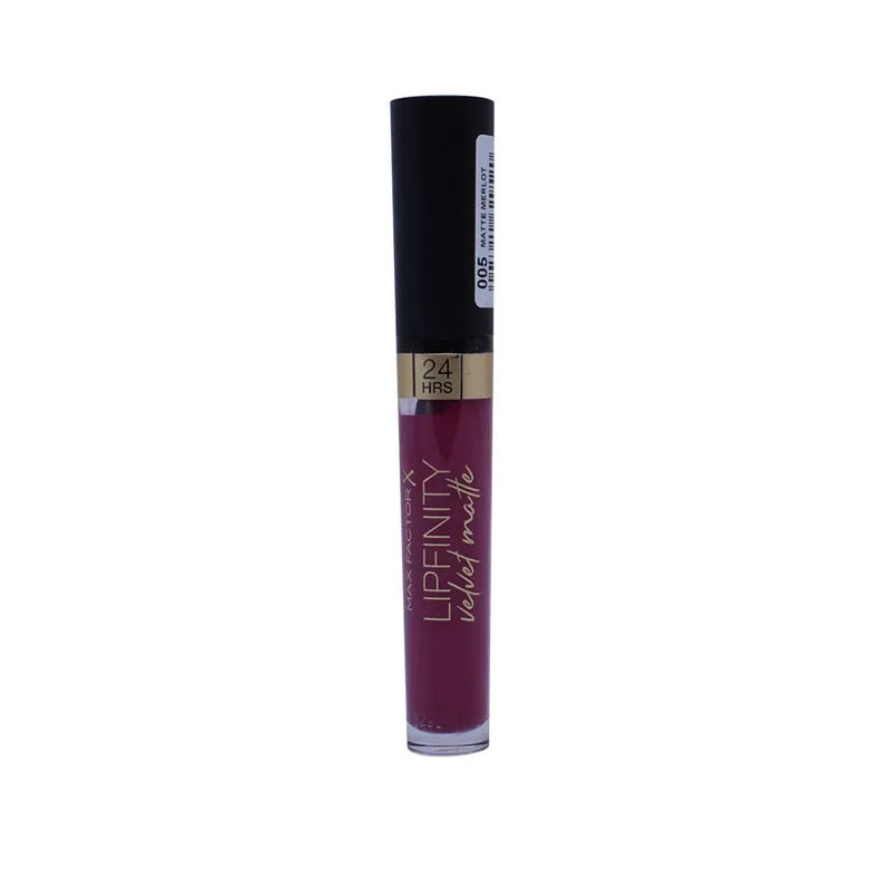 Max Factor Lipfinity Velvet Matte 005 Matte Merlot - Kermatone