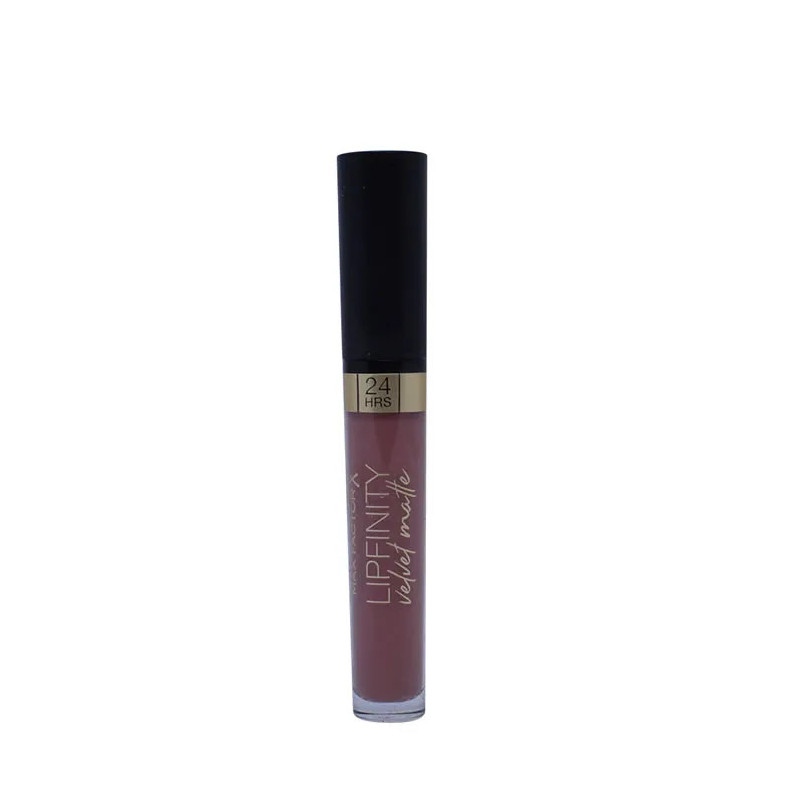 Max Factor Lipfinity Velvet Matte 035 Elegant Brown - Rouge à Lèvres Kermatone