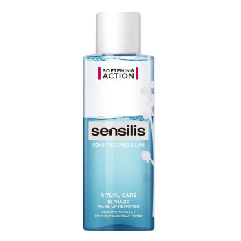 Démaquillant Biphasé Yeux & Lèvres - Sensilis 150ml | Kermatone