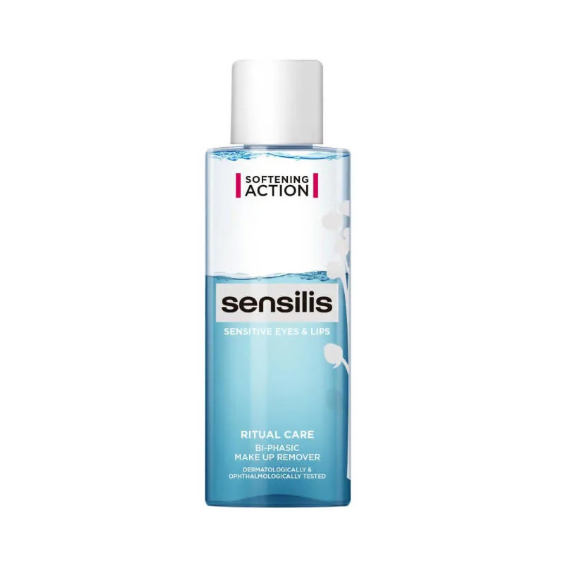 Démaquillant Biphasé Yeux & Lèvres - Sensilis 150ml | Kermatone