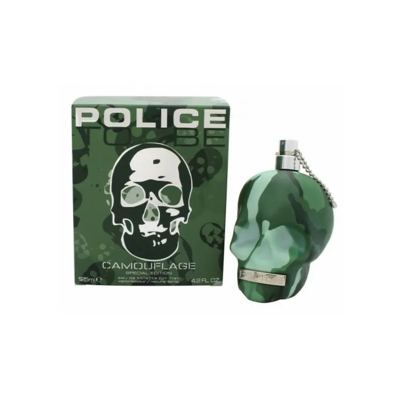 Eau De Toilette Police To Be Camouflage 125ml - Kermatone