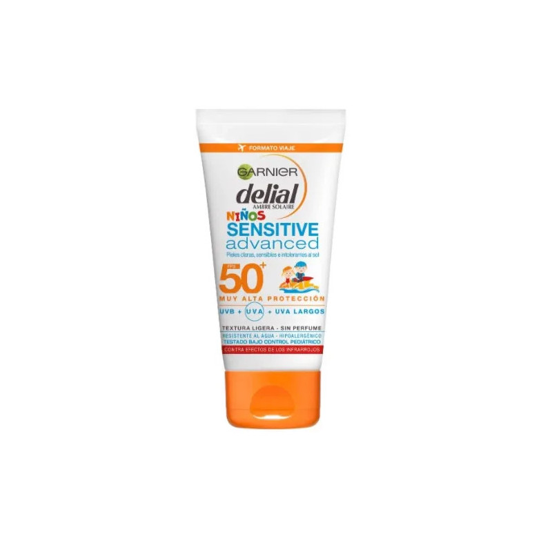 Delial Children Sensitive Sunscreen SPF 50 - Protection enfant | Kermatone