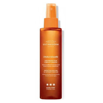 Huile Solaire Institut Esthederm Corps & Cheveux 150ml - Kermatone