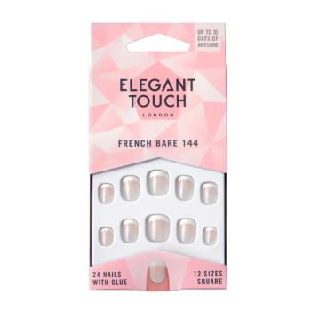 Elegant Touch Natural French Bare 144 XS - Ongles Parfaits Kermatone