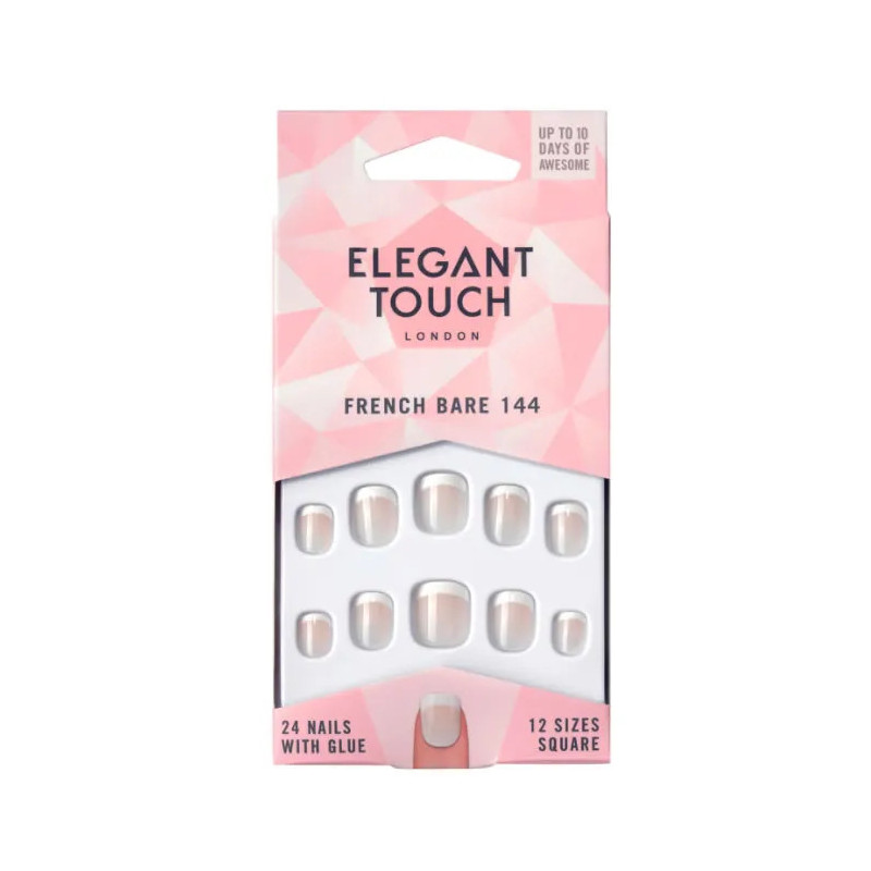 Elegant Touch Natural French Bare 144 XS - Ongles Parfaits Kermatone