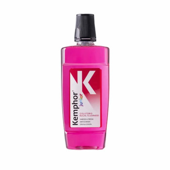 Kemphor Rince-Bouche Fraise Junior 500ml - Soin Dentaire Amusant Kermatone