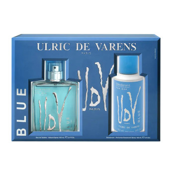 Ulric De Varens Blue Eau De Toilette 100ml - Parfum Frais | Kermatone