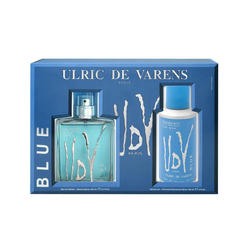 Ulric De Varens Blue Eau De Toilette 100ml - Parfum Frais | Kermatone